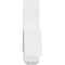 Ekena Millwork Eugene Architectural Grade PVC Gable Bracket, 36"W x 13 1/2"H x 4"D x 6"F, 9/12 Pitch GBP036X14X0406EUG00 - alternate 3